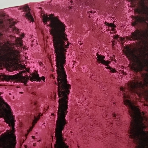 Eliza J Velvet Wine color One Sleeve Dress Date Night Formal  Sexy Flirty - Picture 9 of 11